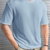 The Modern Soul Solid Self Design Oversized Tshirt for Men | Oversize T-Shirts for Men | Men Drop Shoulder Tshirts | Bagy Fit Men Tshirt - Image 3